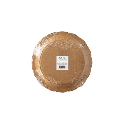 THP940 - Harvest Scallop Kraft Plate