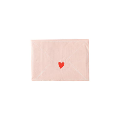 VAL937 - Valentine Love Note Shaped Napkin