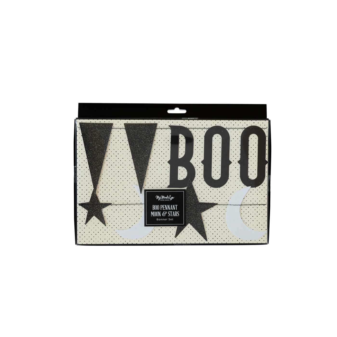 VHP904 -  Vintage Halloween Boo With Stars Banner Set