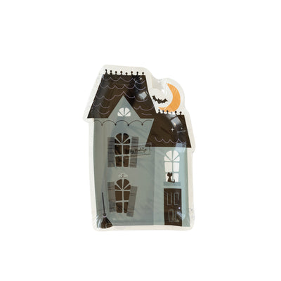 WHH943 -  Witching Hour Haunted House Shaped Plate