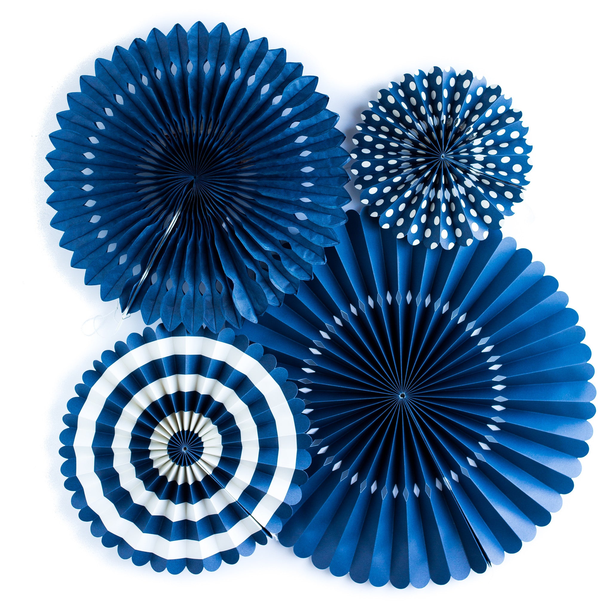 PGB207- Basics Party Fans-Navy – My Minds Eye Paper Goods Wholesale