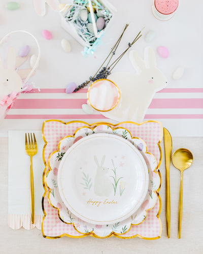 PGB941 - Pink Gingham Plate