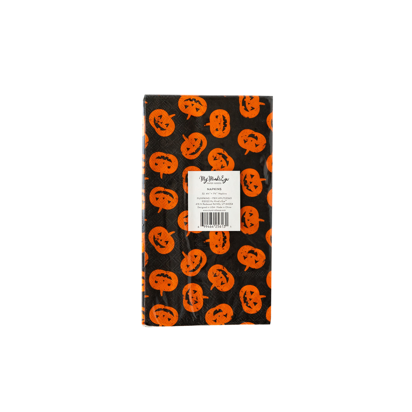 PLTS336O - Pumpkins Paper Guest Towel Napkin