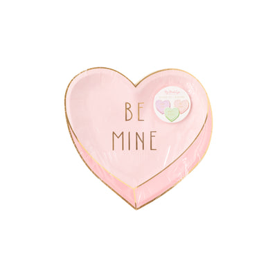 PLTS356C - Candy Hearts Shaped Plate