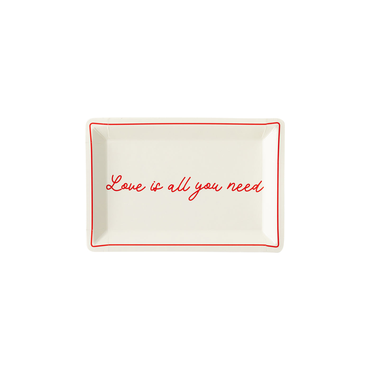 PLTS357C - Love Is All You Need Shaped Plate