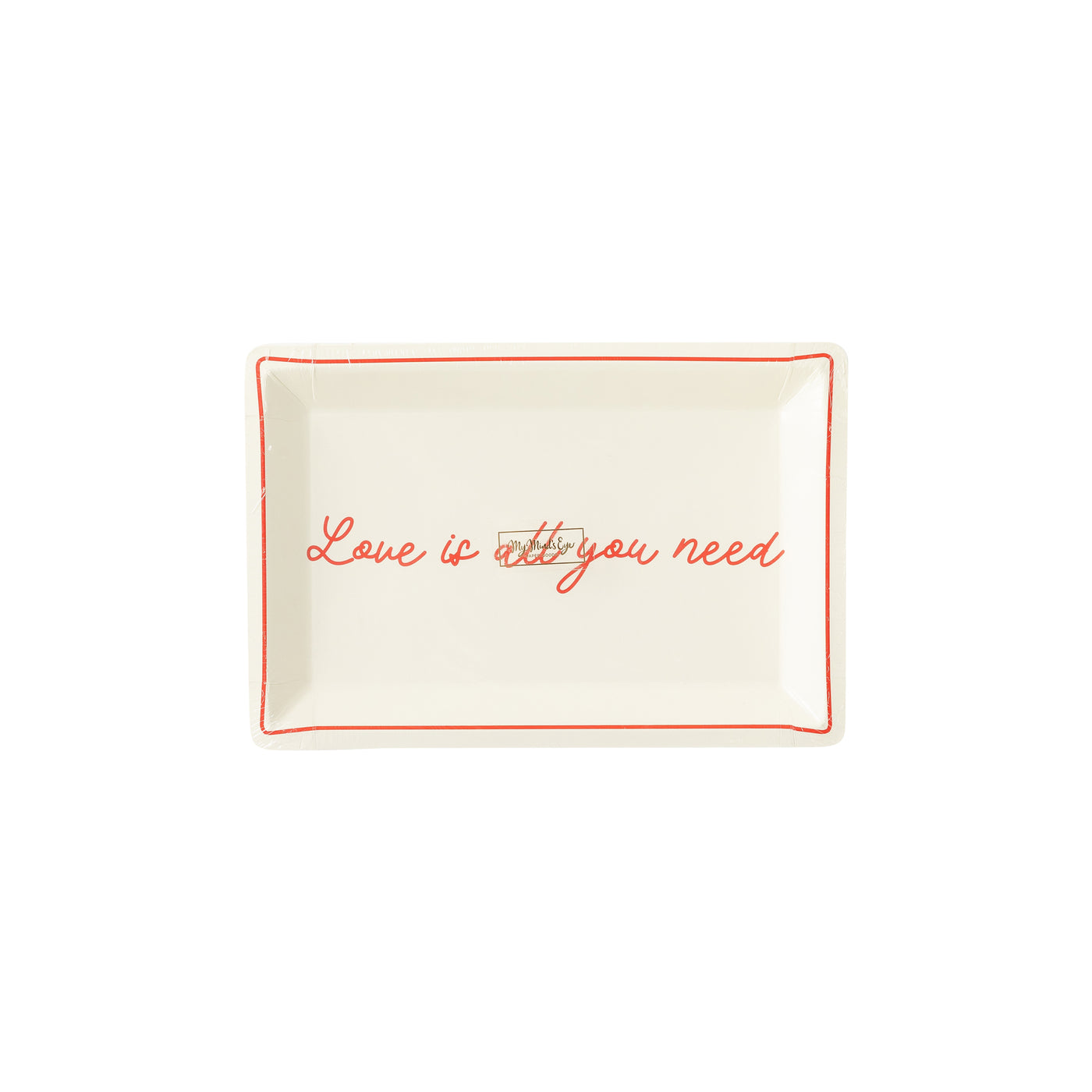 PLTS357C - Love Is All You Need Shaped Plate