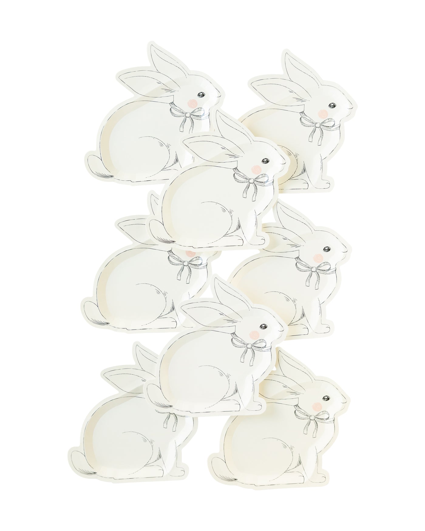 PLTS363A - Easter Bunny Shaped Plate