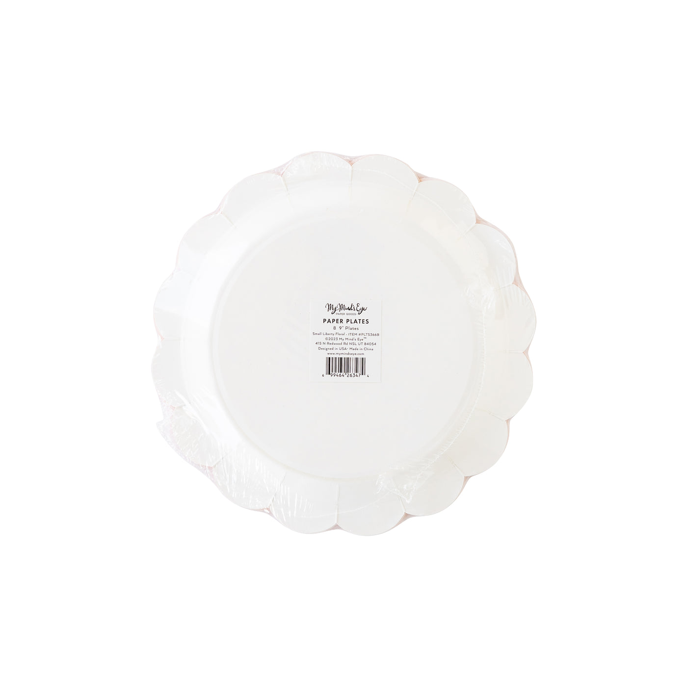 PLTS366B-MME - Ditsy Floral Paper Plate